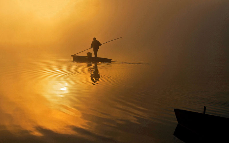 Departure for fishing