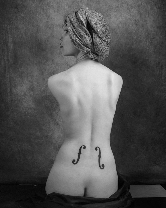 Lila violon ingres