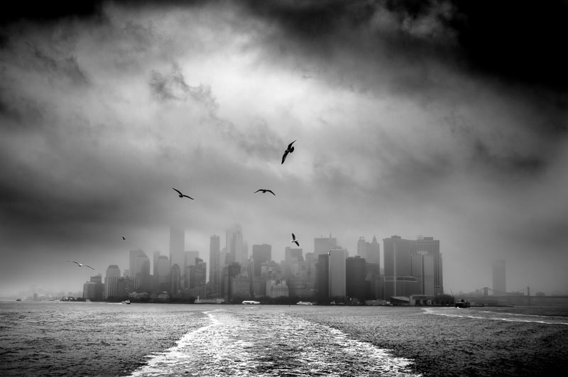 Brouillard sur la grosse pomme