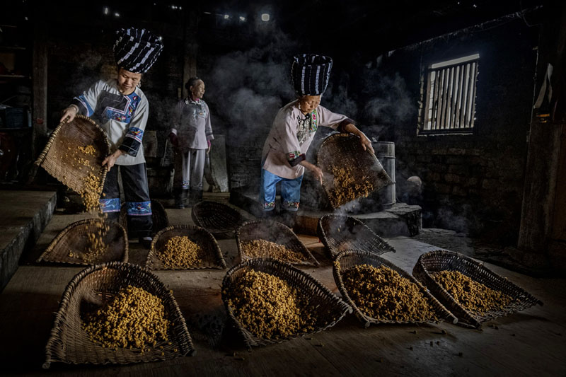 Traditional wine making